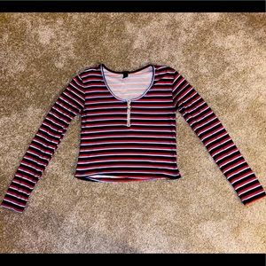 Long Sleeve Crop Top